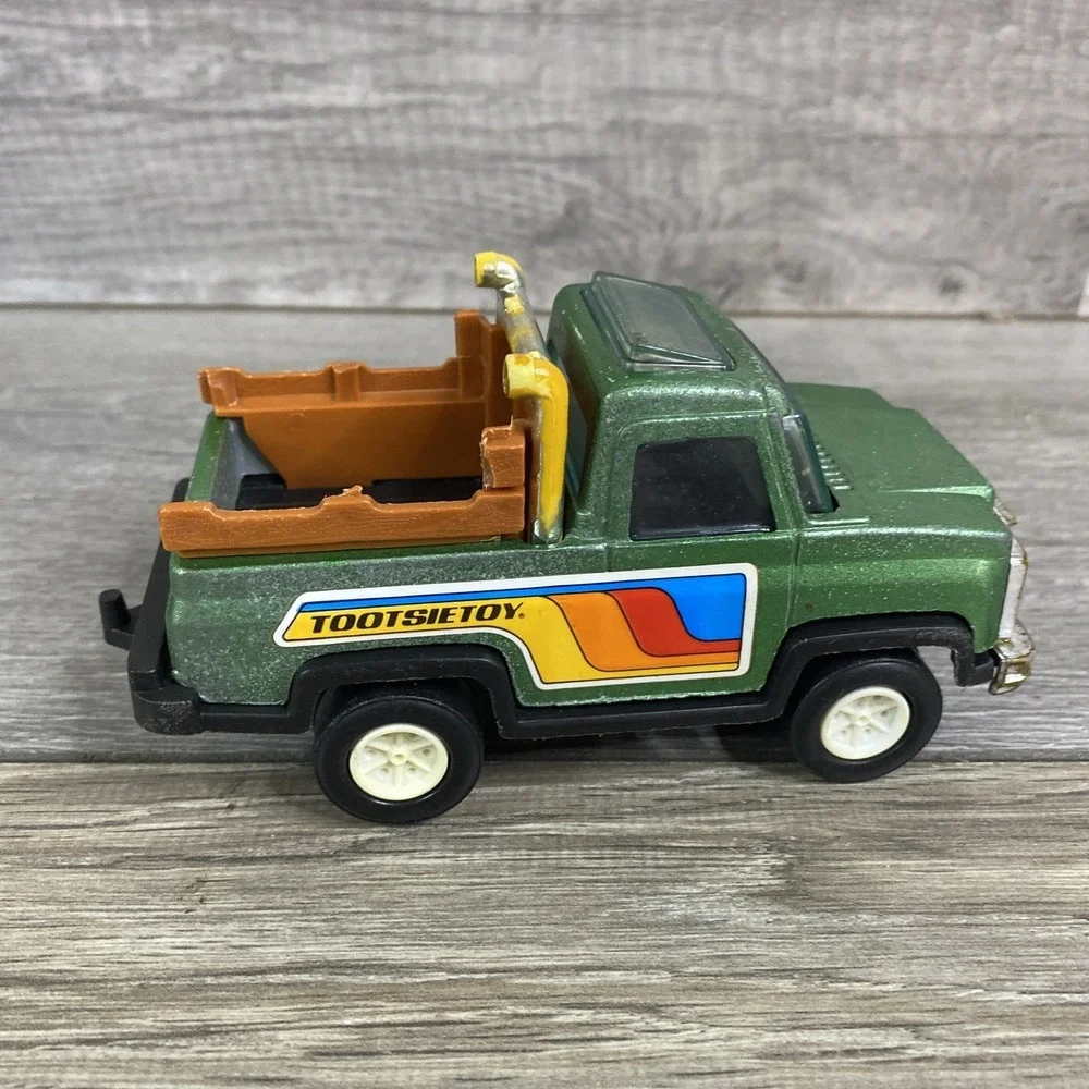 Tootsie Toy Green Pickup Truck‎ Strombecker USA Made